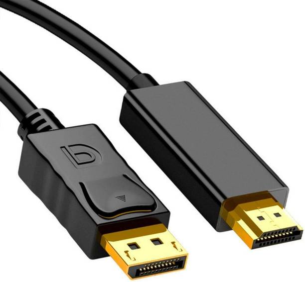 Akwor TV-out Cable DisplayPort to HDMI TV-Out Cable 1.8 Meter Video Connector