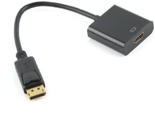 kipek  TV-out Cable DisplayPort to HDMI Converter, DP to HDMI Adapter Male to Female Full HD 1080P