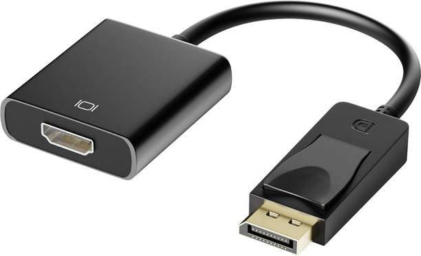 TECHNO  TV-out Cable Display Port to HDMI Adapter, 1080p Display Port DP to HDMI Cable