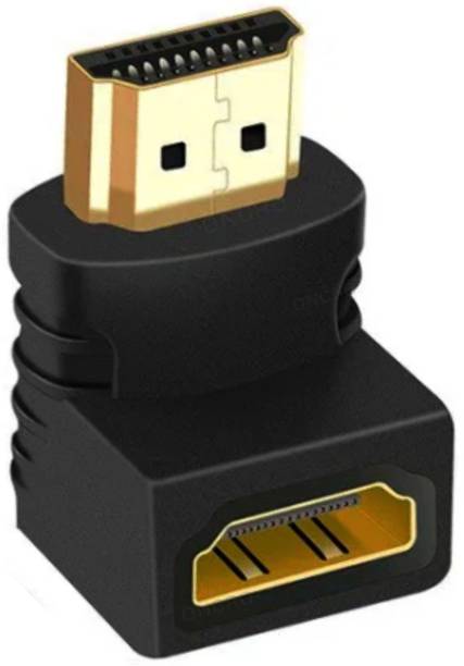 ONCRO  TV-out Cable 90 degree hdmi l shape hdmi cable extender port hdmi male to hdmi female adapter