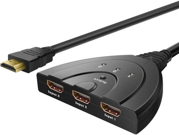 BALRAMA  TV-out Cable 3 Port 1080P HDMI Auto Switch Splitter Switch Hub Box Cable for DVD HDTV PS4