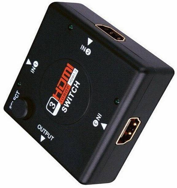 TERABYTE  TV-out Cable 3 Port 4K HDMI Switch 3x1 3 input 1 output