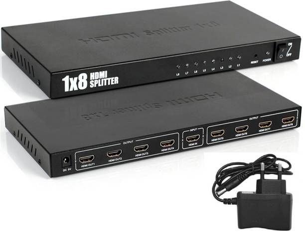 BALRAMA  TV-out Cable HDMI Splitter 1X8 Port Hub