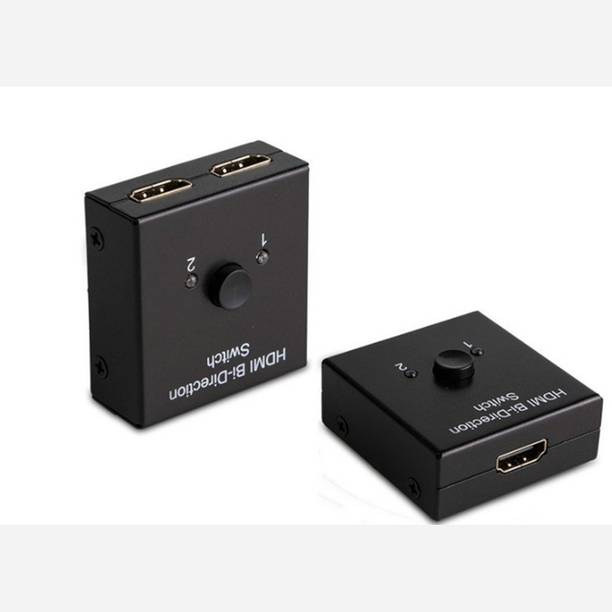 AlexVyan  TV-out Cable 2 Port HDMI Switch 2 in 1 Out or 1 in 2 Out Splitter 4K 2K 3D Full HD