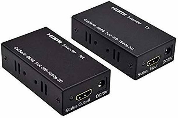 Tobo  TV-out Cable HDMI Extender Over Single Cable Up to 196FT(60m) Splitter TD-573H