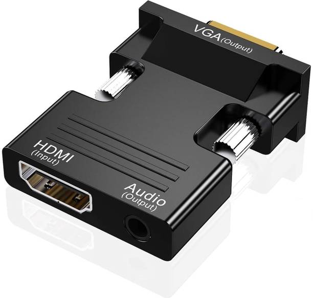 Sancy  TV-out Cable HDMI to VGA Adapter with Audio HDMI Female to VGA Male Video Converter