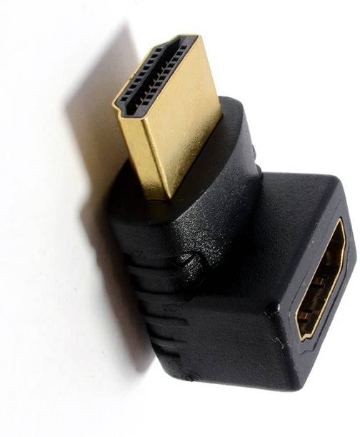 Lynacz  TV-out Cable HDMI Male to Female Converter Connector Adapter 90 Degree L Shape Phone