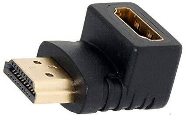 Lynacz  TV-out Cable TV-out Cable HDMI to HDMI 90 Degree Adapter, Right Angle L Shape HDMI Male