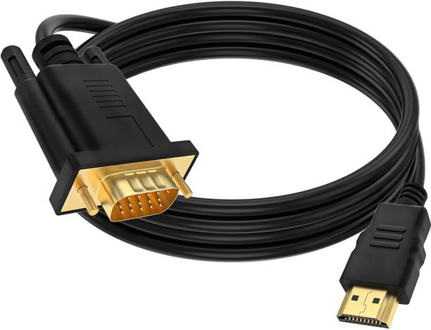 RyzCare  TV-out Cable HDMI to VGA Cable 1080p - HDMI to VGA for Projector, Monitor, TV,