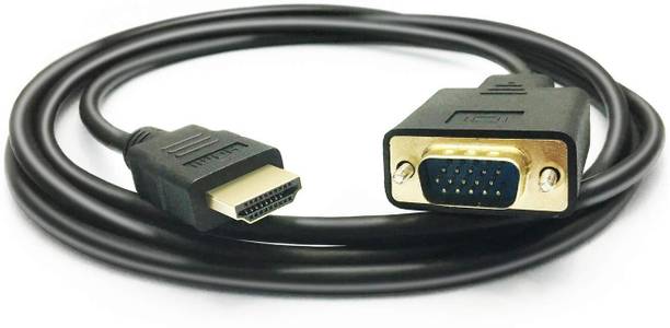 RyzCare  TV-out Cable Connect HDMI Laptop, PC, or TV Box to VGA Monitor or Projector