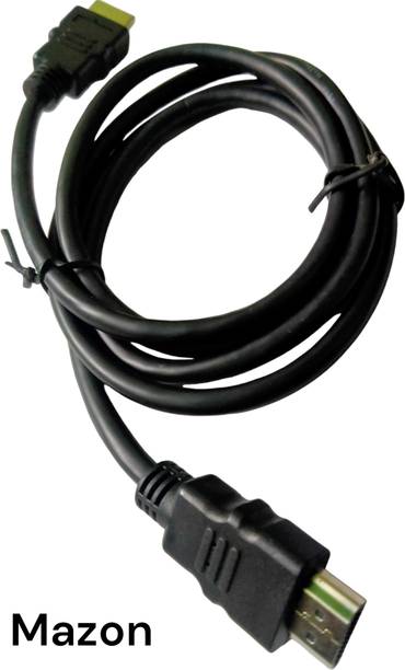MAZON  TV-out Cable HDMI Male to Male Cable TV HDMI Cable For Computer, Laptop, Desktop. (Black)