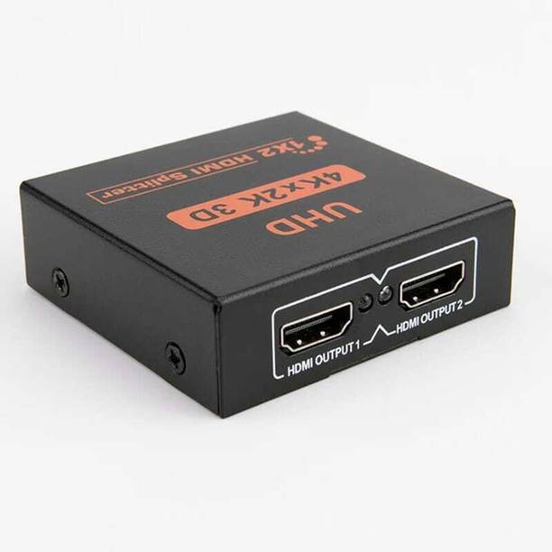 Jhoomazy  TV-out Cable 1 In 2 Out HDMI Spiliter Switcher Repeater for HDTV DVD PS3/4 Xbox PC.