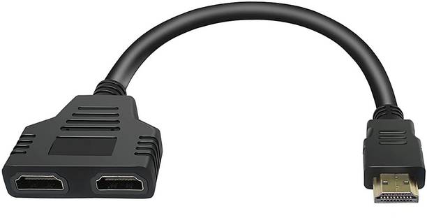 TERABYTE  TV-out Cable HDMI Male To Female Adapter for LCD LED TV, PC and Laptop HDMI Cable (Black)