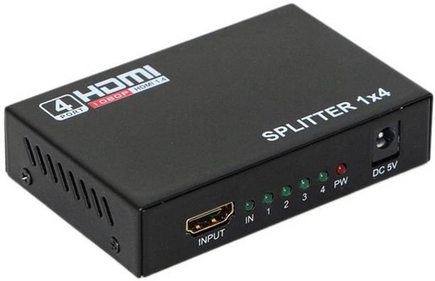 BKC  TV-out Cable HDMI Splitter 1 IN 4 OUT Full HD 1080P Support 3D v1.4