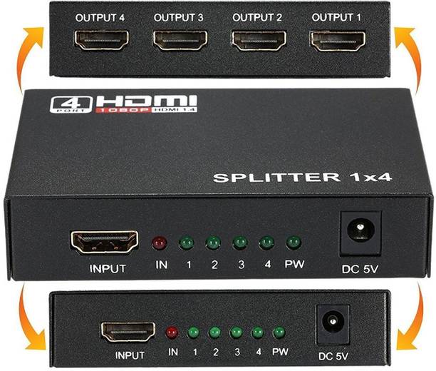 Sancy  TV-out Cable HDMI Splitter 1 IN 4 OUT Full HD 1080P Support 3D v1.4 for HDTV