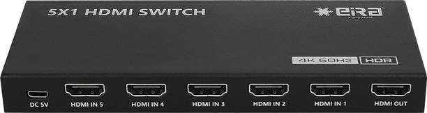 eiRa  TV-out Cable HDMI SWITCH 5x1 (4K60Hz)ER2655SW