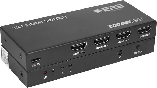 eiRa  TV-out Cable HDMI SWITCH 3x1 (4K60Hz) ER2654SW