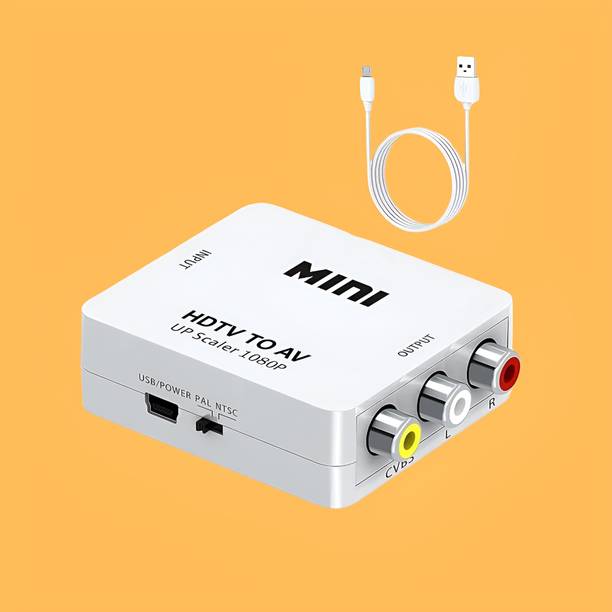 SDMINITEK  TV-out Cable HDMI2AV Up Scaler 1080P Hd Video Converter