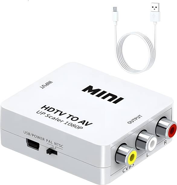 SDMINITEK  TV-out Cable HDMI to AV Converter With HDMI2AV 1080P Adapter Connector