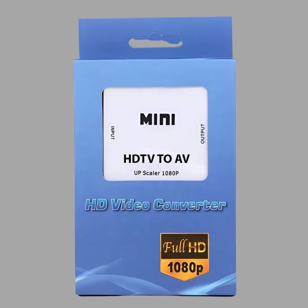 SDMINITEK  TV-out Cable HDMI2AV 1080P Adapter | HDMI to RCA Video Audio Converter | HDMI to AV Converter