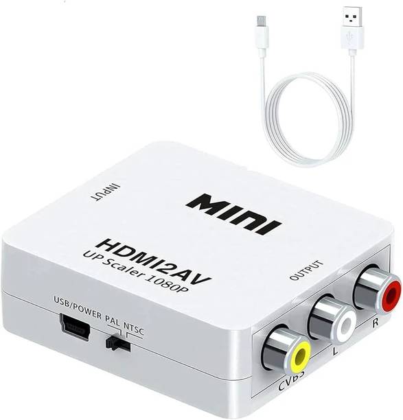 TrustEdge  TV-out Cable HDMI to RCA HDMI to AV HDMI to 3RCA CVBS AV Composite Video Audio Converter