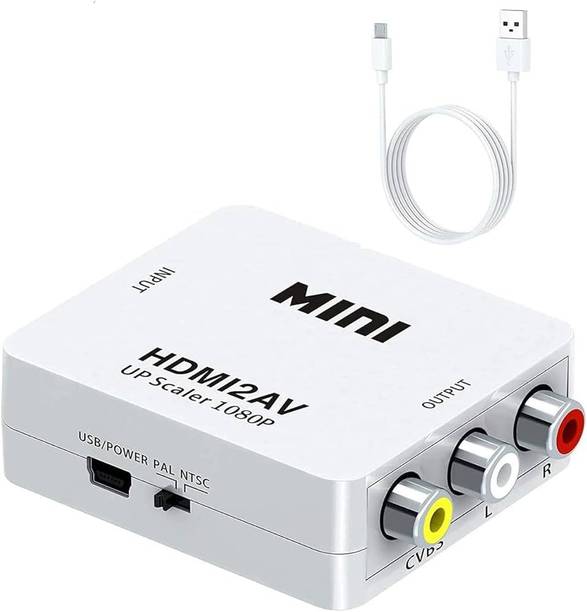 TrustEdge  TV-out Cable HDMI to RCA HDMI to AV HDMI to 3RCA CVBS AV Composite Video Audio Converter