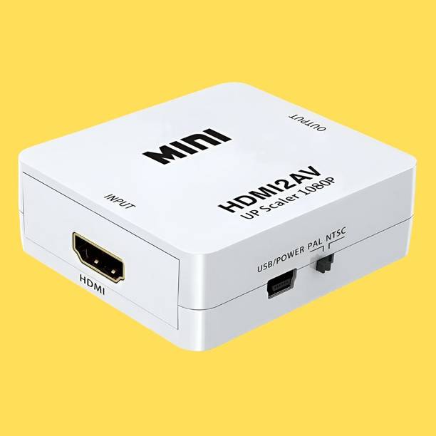 SDMINITEK  TV-out Cable HDMI to AV Converter With HDMI2AV 1080P Adapter Connector for pc