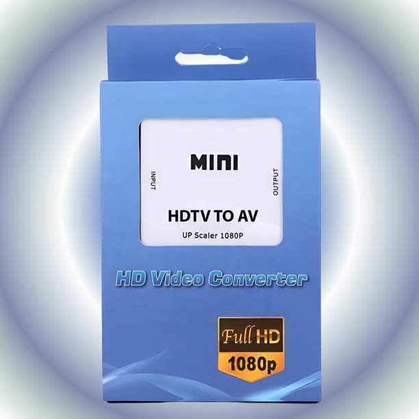 SDMINITEK  TV-out Cable HDMI to AV Converter | HDMI2AV 1080p Adapter | HDMI to RCA Video Converter.