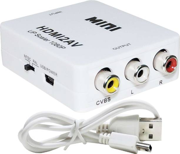 SDMINITEK  TV-out Cable HDMI to RCA Video Converter | Full HD 1080p | For Gaming, TV, Monitor, Projector