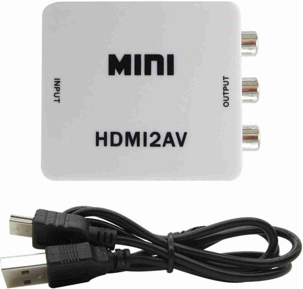SDMINITEK TV-out Cable MINI HDMI to AV HD Video Converter