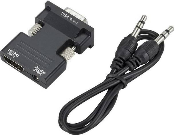 microware  TV-out Cable Hdmi To Vga Adapter Hdmi Female To Vga Male Adapter