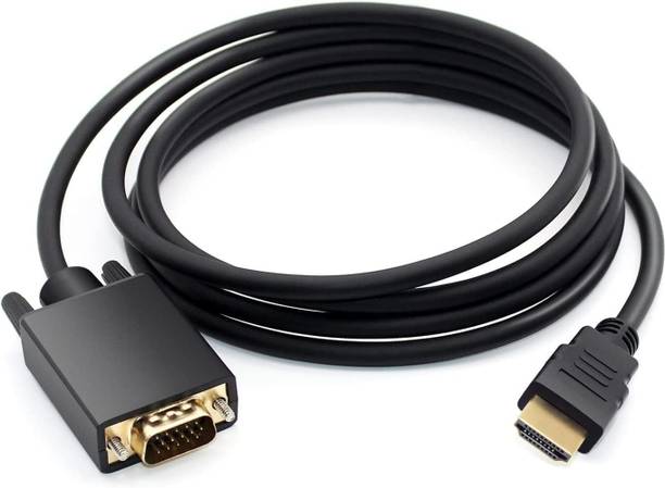 VOOCME  TV-out Cable HDMI to VGA Cable 6FT, Unidirectional HDMI to VGA 6' Video Adapter