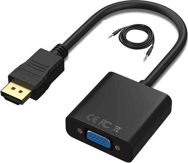 NeroEdge  TV-out Cable HDMI to VGA Cable Adapter HDMI Converter Male to Female with Audio Cable