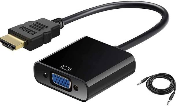 Akwor  TV-out Cable HDMI to VGA Adapter with 3.5mm Audio AUX Cable