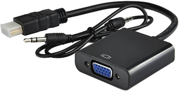 Sancy  TV-out Cable HDMI to VGA Connector with Audio Cable