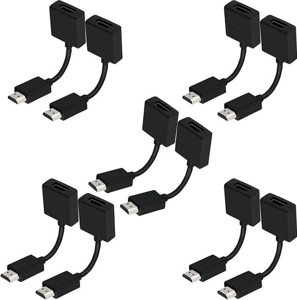 STORITE  TV-out Cable 10 Pack 10cm High-Speed 4K UHD, 1080p 19Pin Male to Male HDMI Extension Cable