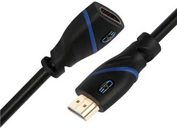 C&E TV-out Cable 3 Feet Male to Female Supports Ethernet 3D Audio UltraHD