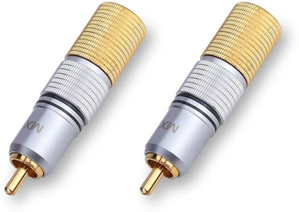 MX  TV-out Cable HEAVY DUTY RCA MALE CONNECTOR (MX2215)(PACK OF 2)