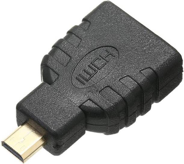 BlackBoost TV-out Cable Micro HDMI to HDMI Type D Male to HDMI Female Coupler Connector