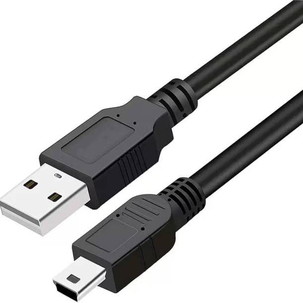 TECHON TV-out Cable Micro USB Cable 2 A 1.5 m 2.0 A to Mini 5 pin B for External HDDS/Charging