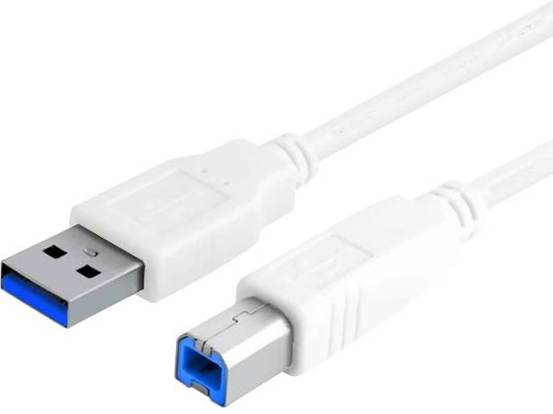 XIKKART  TV-out Cable USB Cable Printer Lead Type A to B Male High Speed Scanner Printer Cable 1.5M