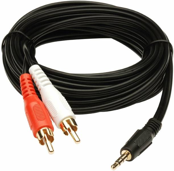 BALRAMA TV-out Cable 3.5mm to RCA Cable, 2RCA Male to 3.5mm Male Stereo