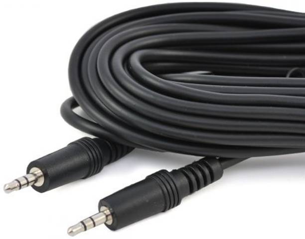 JAMUS  TV-out Cable 3.5mm Stereo To 3.5mm Stereo Aux Cable For Speakers,mobile,(copper 5 Meter)