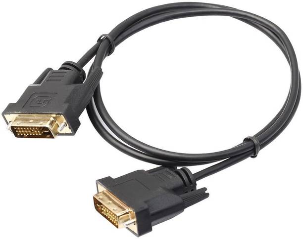 Espouse DVI Cable 1.5 m DVI Male to DVI Male 24+1 Pin Cable 1.5m Up to 1080p Resolution,High Speed,Gold plated for flat panel displays, digital CRT displays, projectors, HDTV and Video Projectors, including DFP and LCD types.