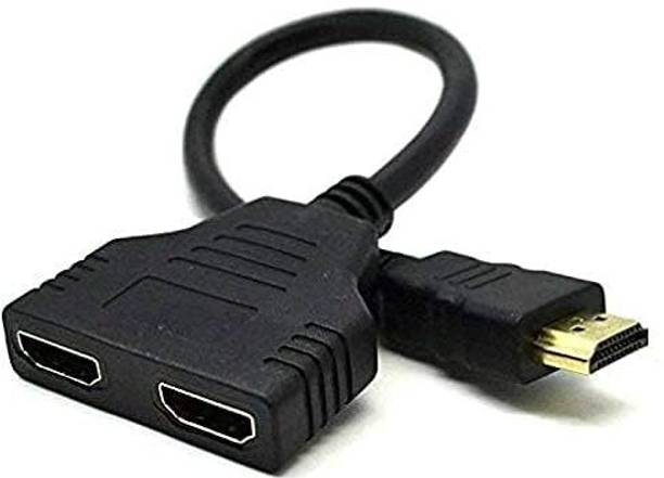 RyzCare  TV-out Cable Hdmi Male to Dual Hdmi Female 1 to 2 Way Hdmi Splitter Cable