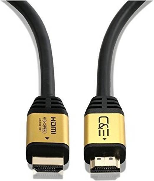 C&E  TV-out Cable Ultra HQ HDMI Cable Male to Male 3 Feet, 2.0V 30AWG 4K*2K/60HZ, 24K Gold Plated Connector