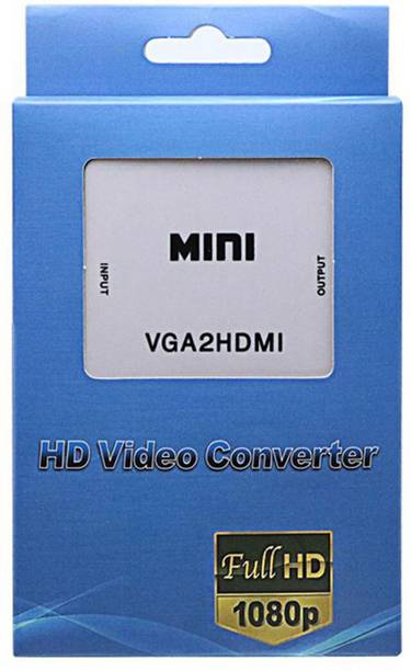 TERABYTE TV-out Cable VGA to HDMI Converter 1080P VGA2HDMI Adapter with Audio For PC Laptop DVD