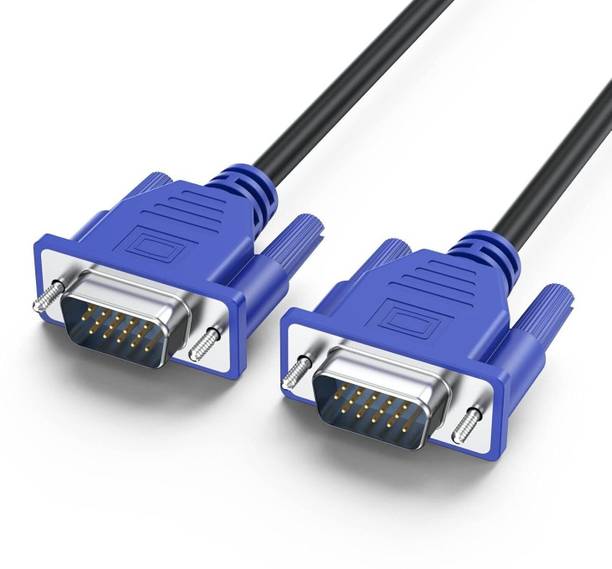 Sancy  TV-out Cable VGA Cable 1.5 Meter High-Quality 15-Pin Connector for PC, Laptop, Projector