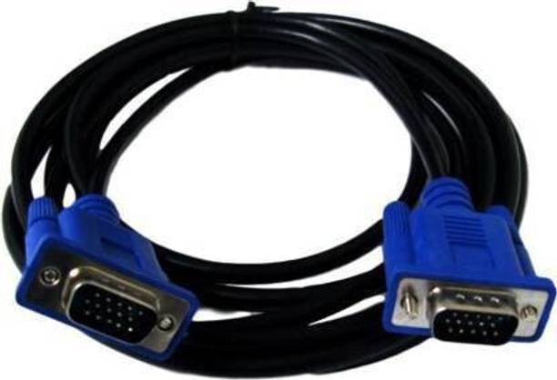 TERABYTE  TV-out Cable 1.5 Meter 15 Pin Male to Male VGA Cable for Connecting Laptop PC to Monitor LCD