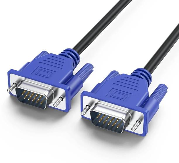 BKC  TV-out Cable VGA Cable 1.5 Meter High-Quality 15-Pin Connector for PC, Laptop, Projector